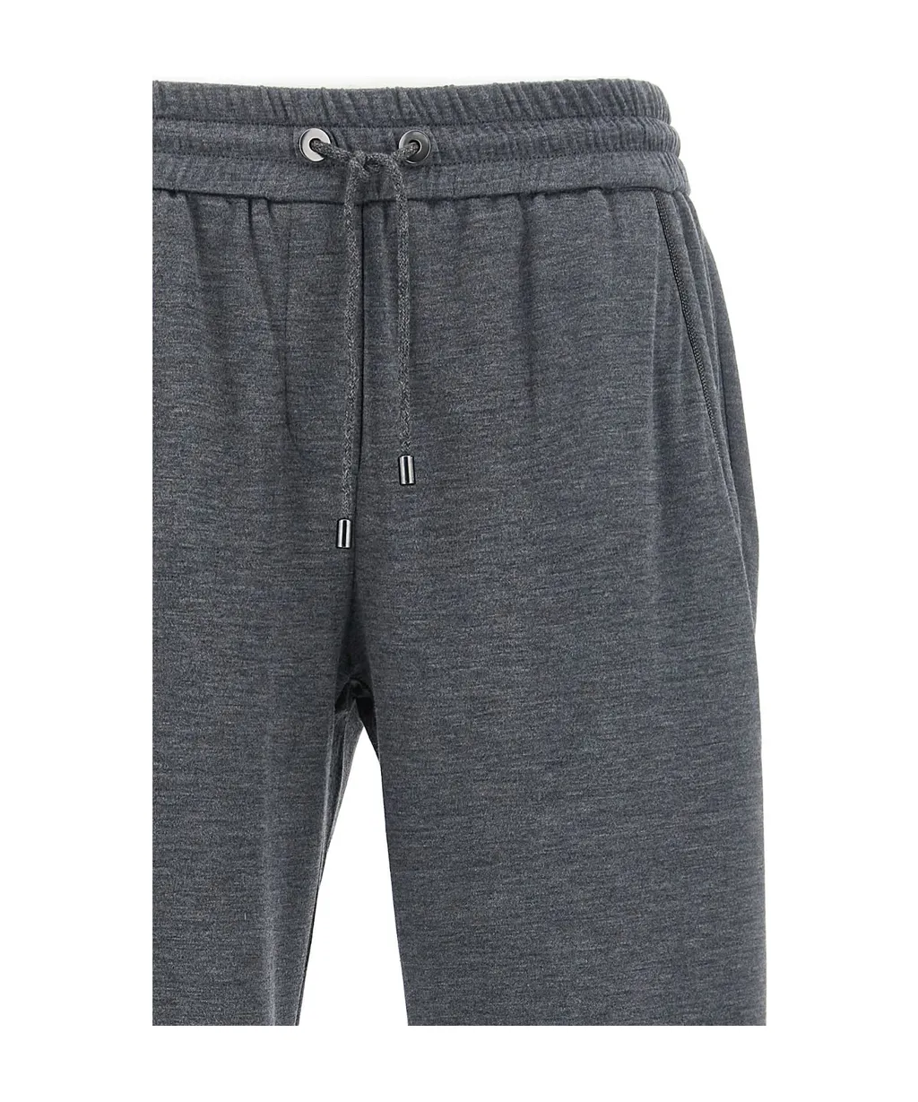 Elastic Waistband Drawstring Joggers