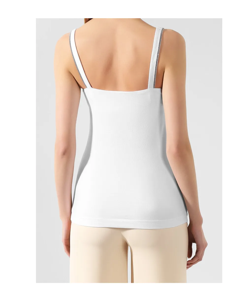 Slim-Fit V-Neck Tank Top