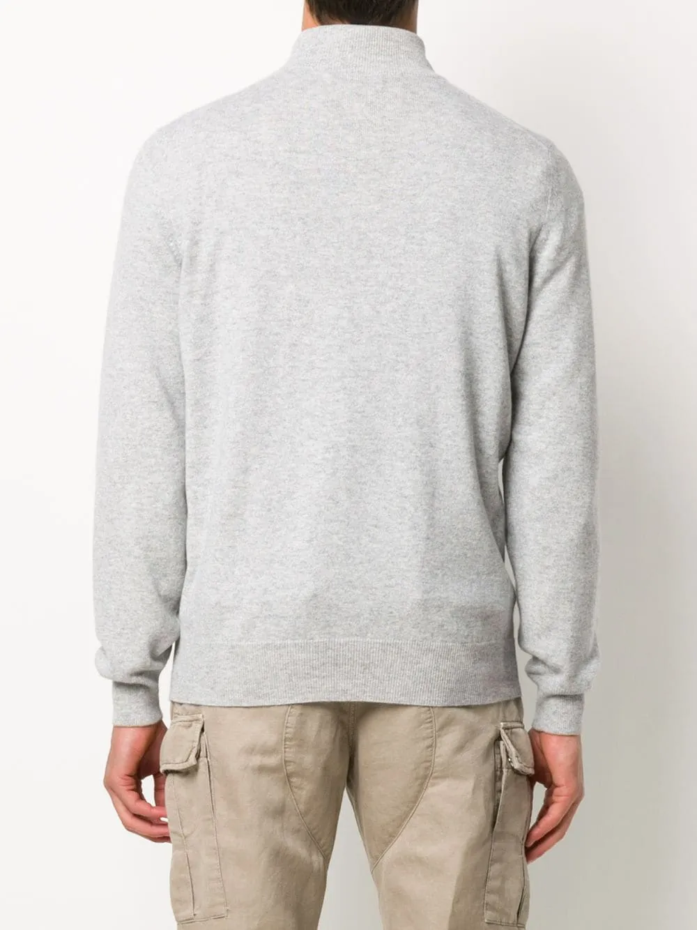 Zip-Up Cashmere Jumper