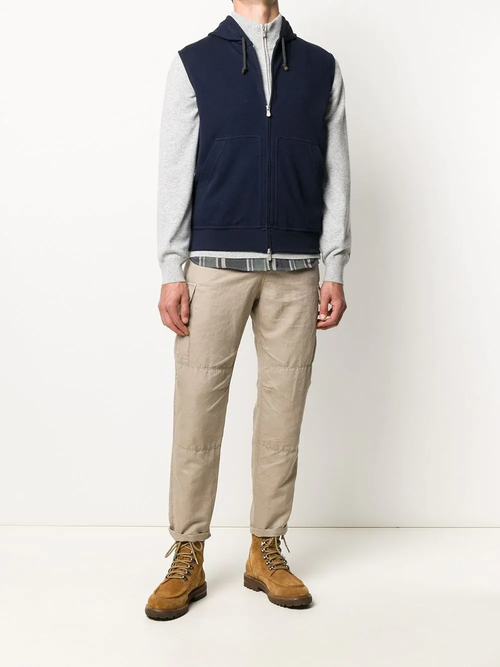 Zip-Up Cashmere Jumper