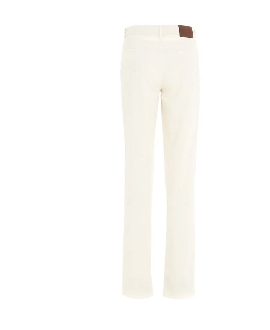 Logo Patch Corduroy Pants