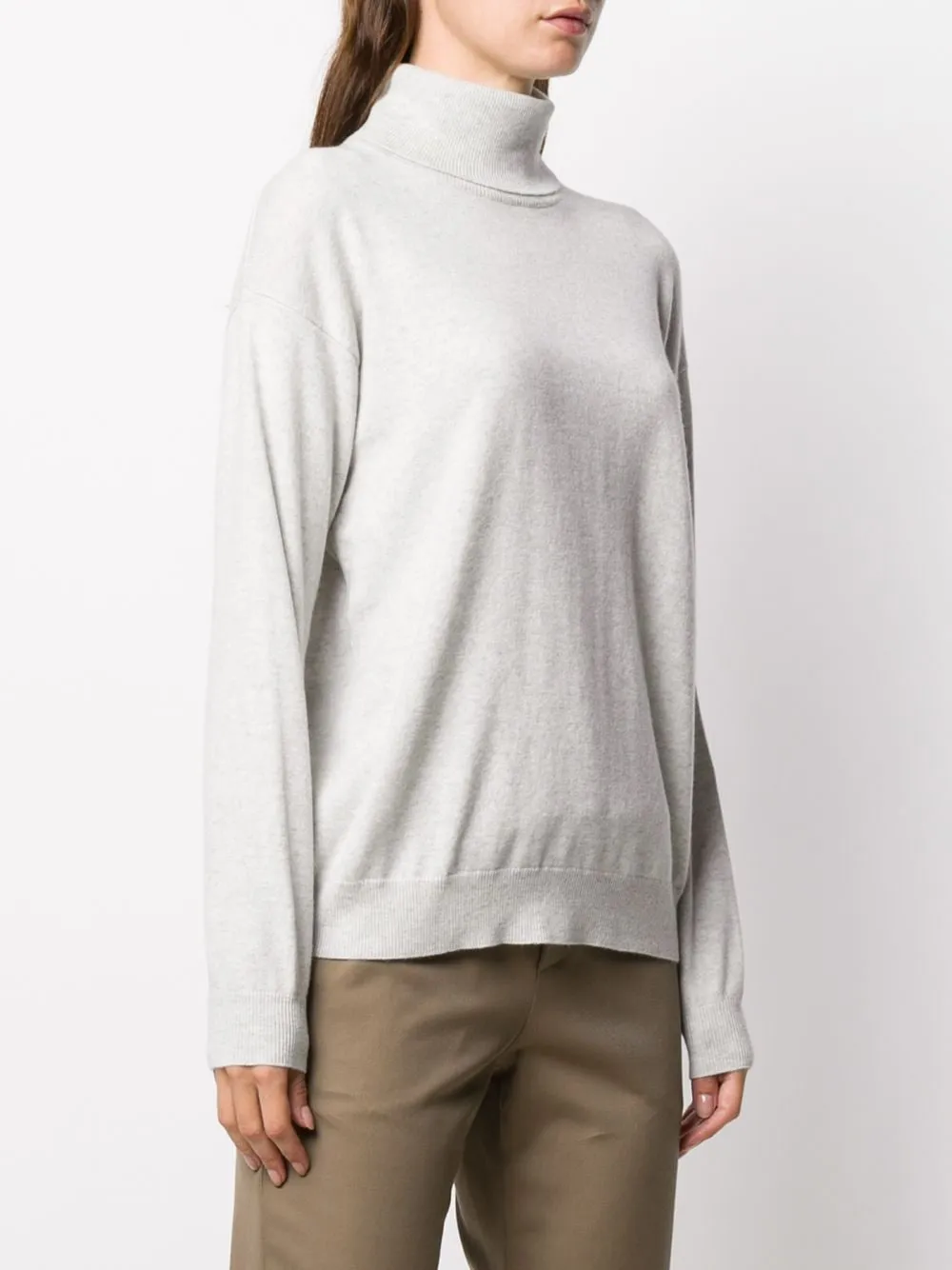Mock-Neck Cashmere Jumper