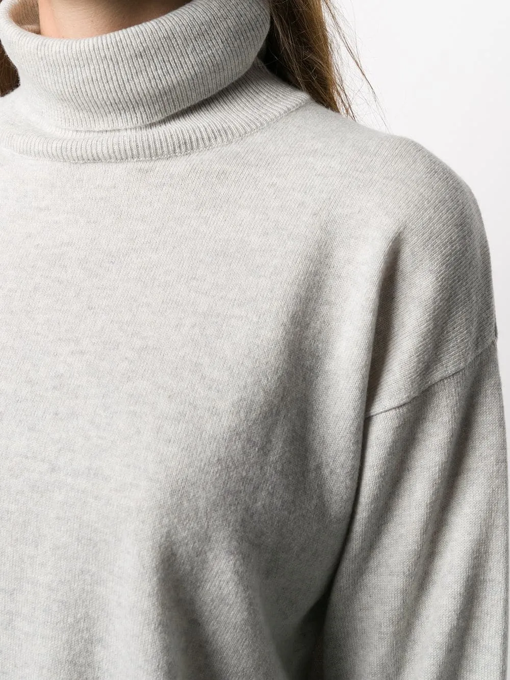 Mock-Neck Cashmere Jumper