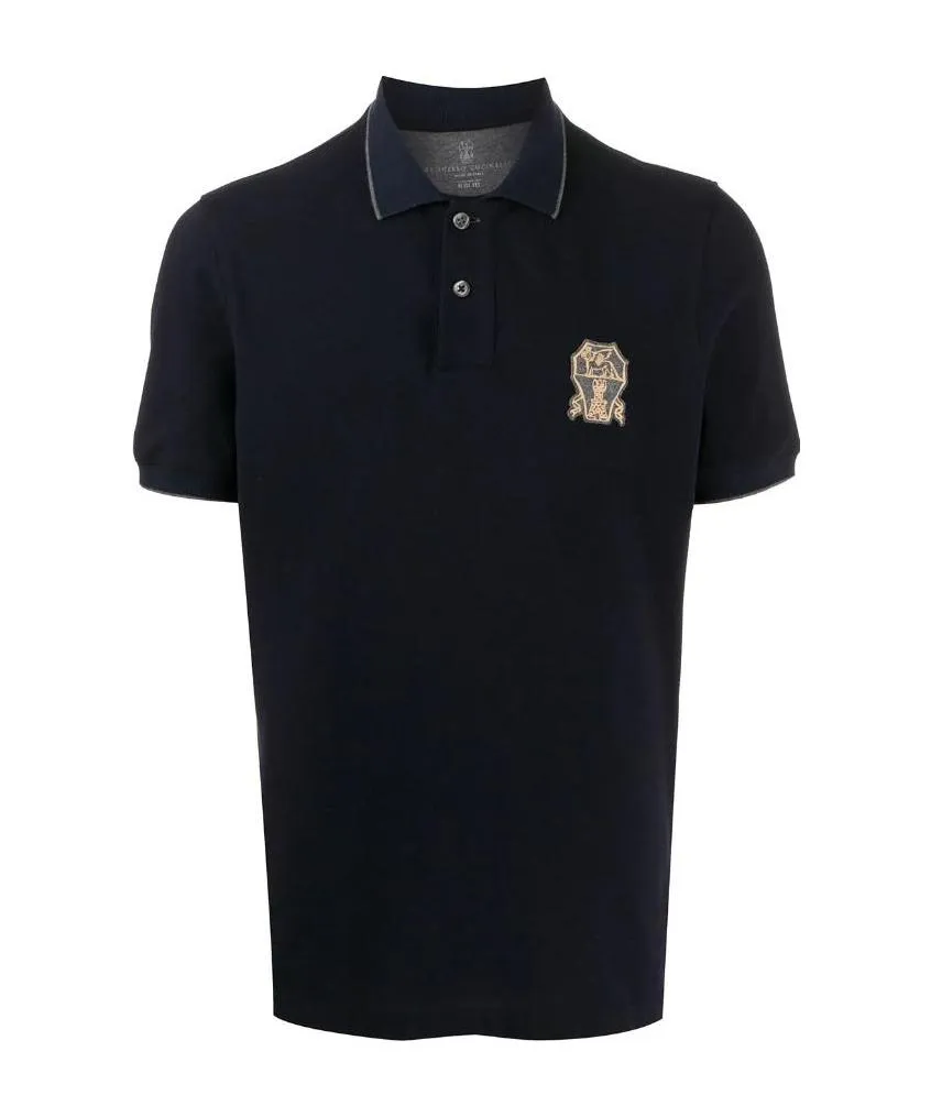 Logo Embroidered Polo Shirt