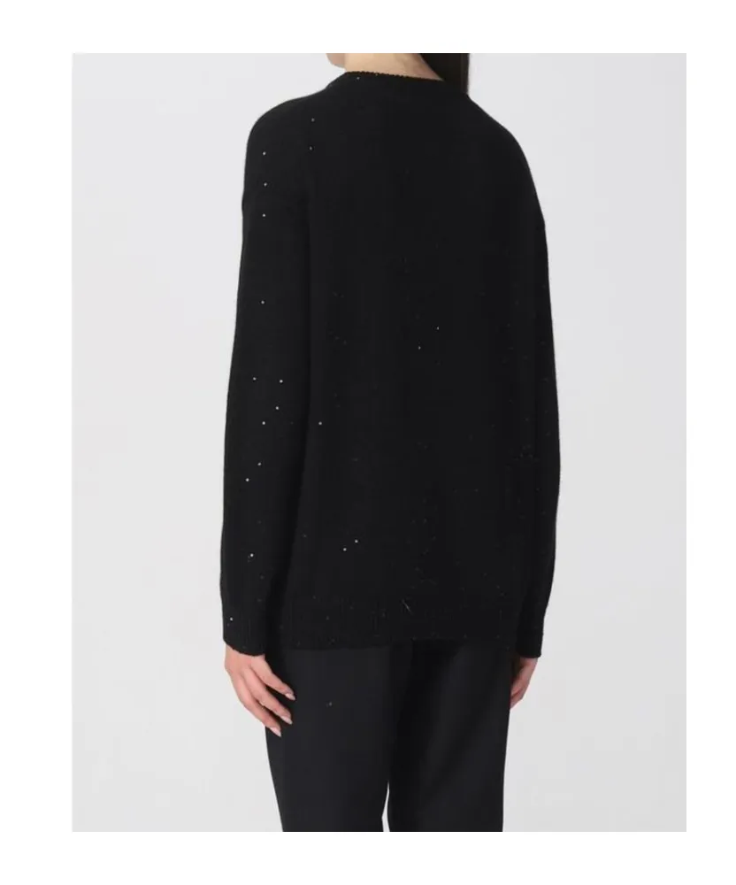 Sequined Drop-Shoulder Jumper