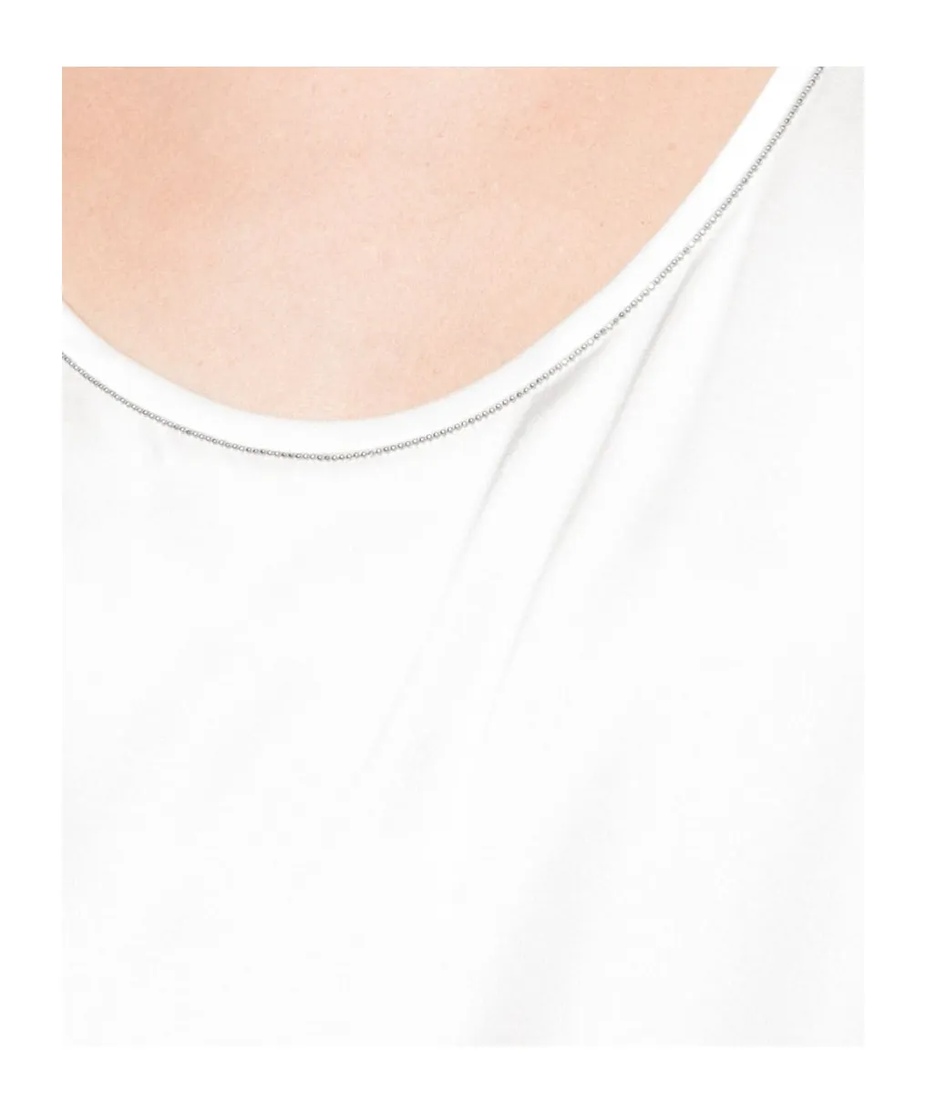 Embellished Satin Tank Top