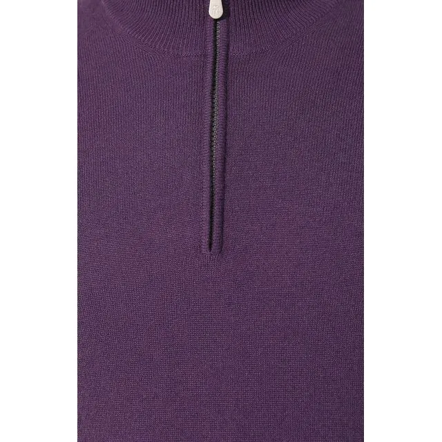 High-Neck Zipped Sweater