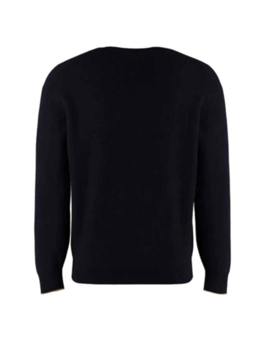 English-Rib Cardigan Sweater