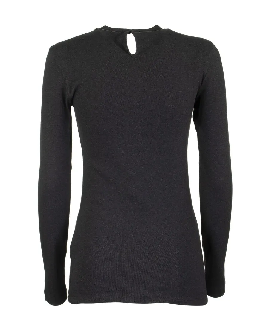 Embellished Crewneck Top