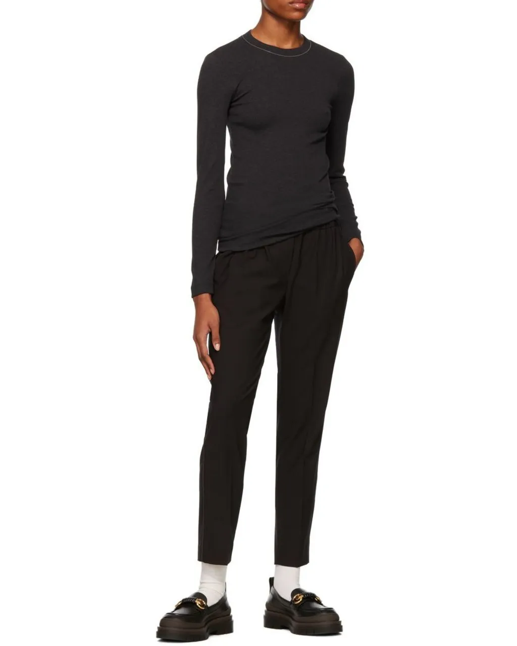 Embellished Crewneck Top