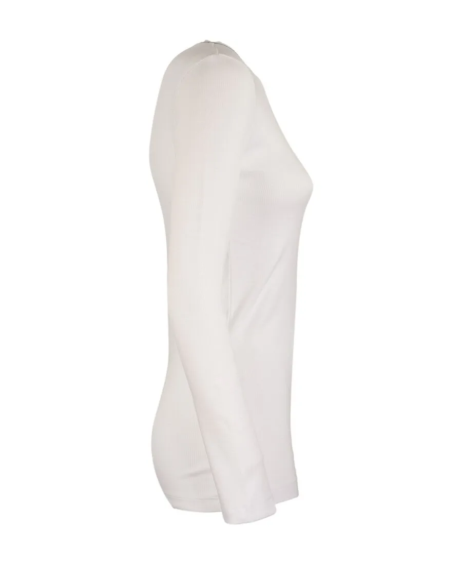 Chain-Linked Crewneck Top