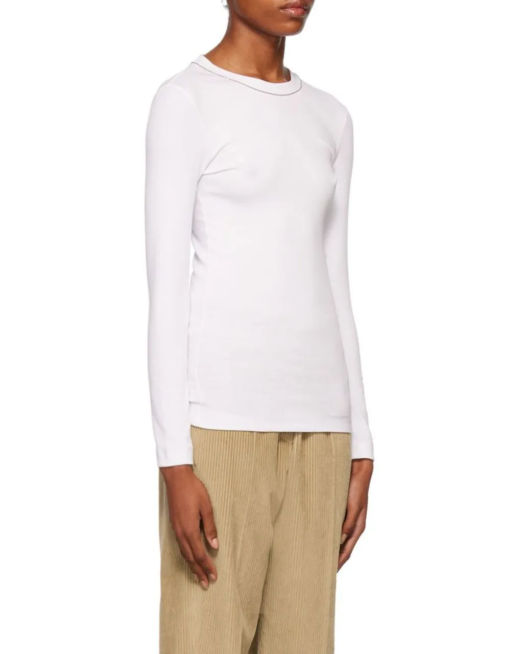 Chain-Linked Crewneck Top