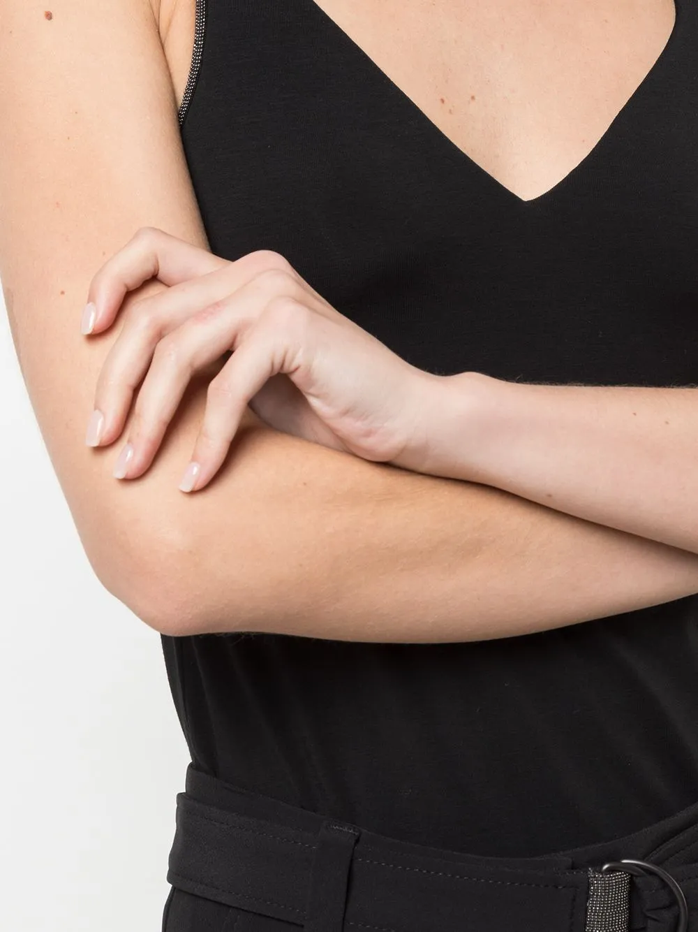 Slim-Fit V-Neck Tank Top