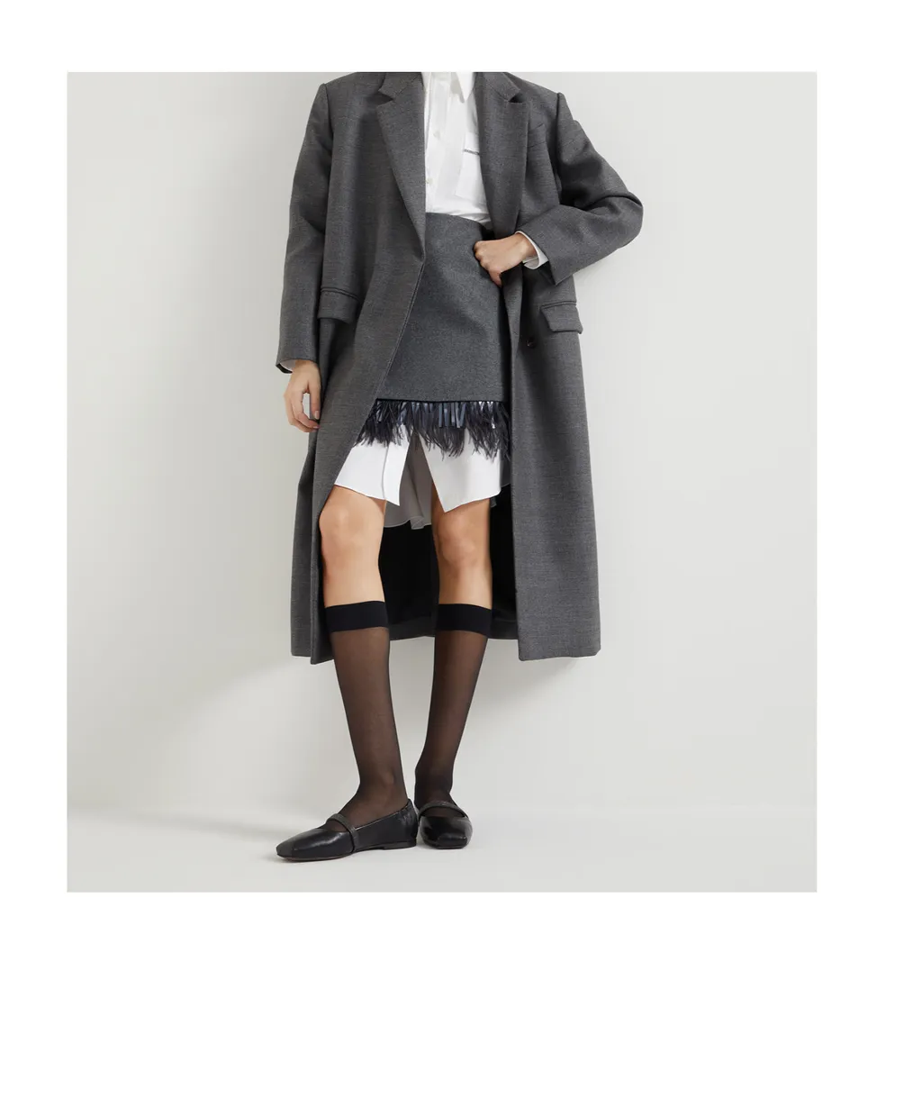 Square Toe Flat Shoes