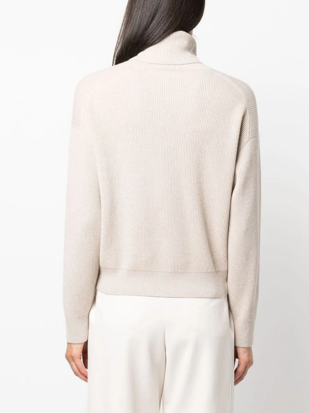 Turtleneck Ribbed Sweater