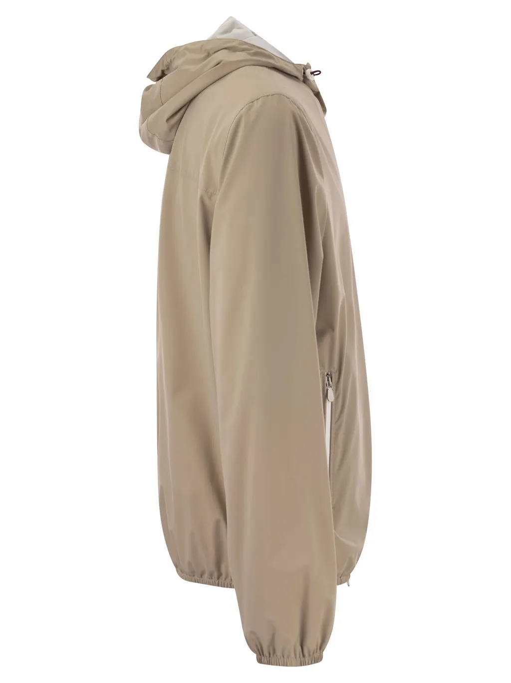 Logo-Embroidered Zipped Hooded Windbreaker