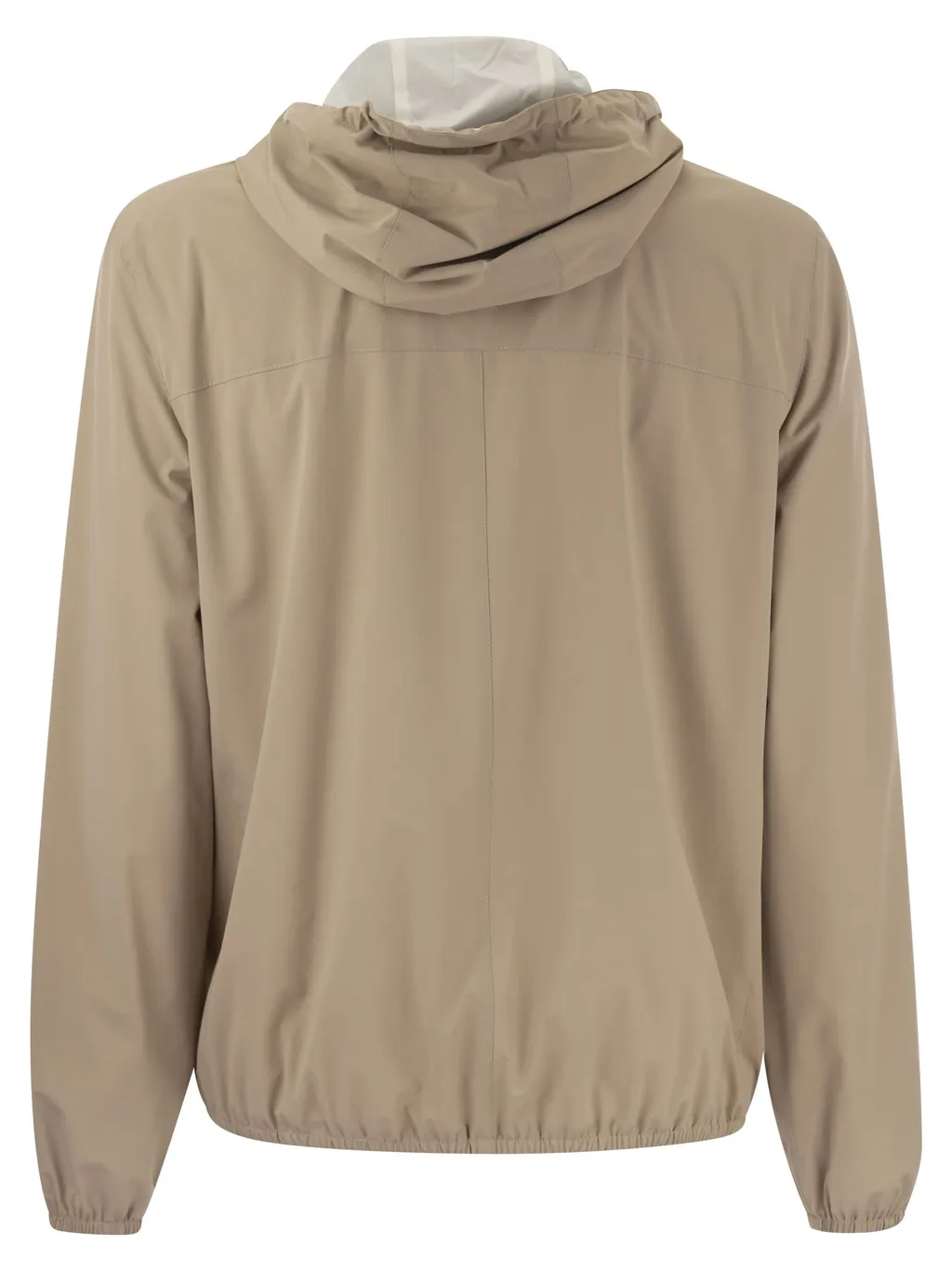 Logo-Embroidered Zipped Hooded Windbreaker