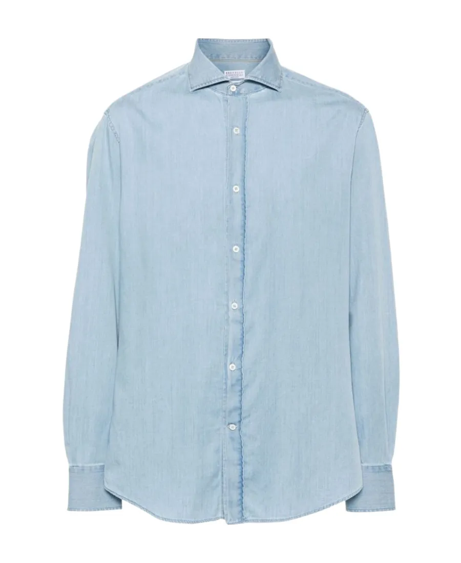 Buttoned Long-Sleeved Shirt