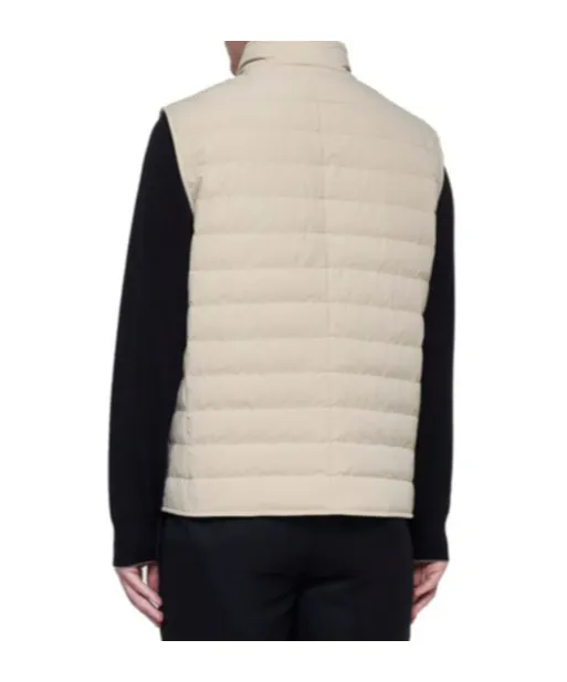 High-Neck Quilted Gilet