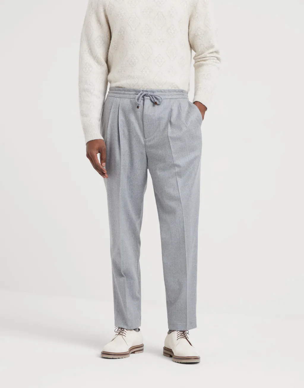 Drawstring Elastic Waist Pants