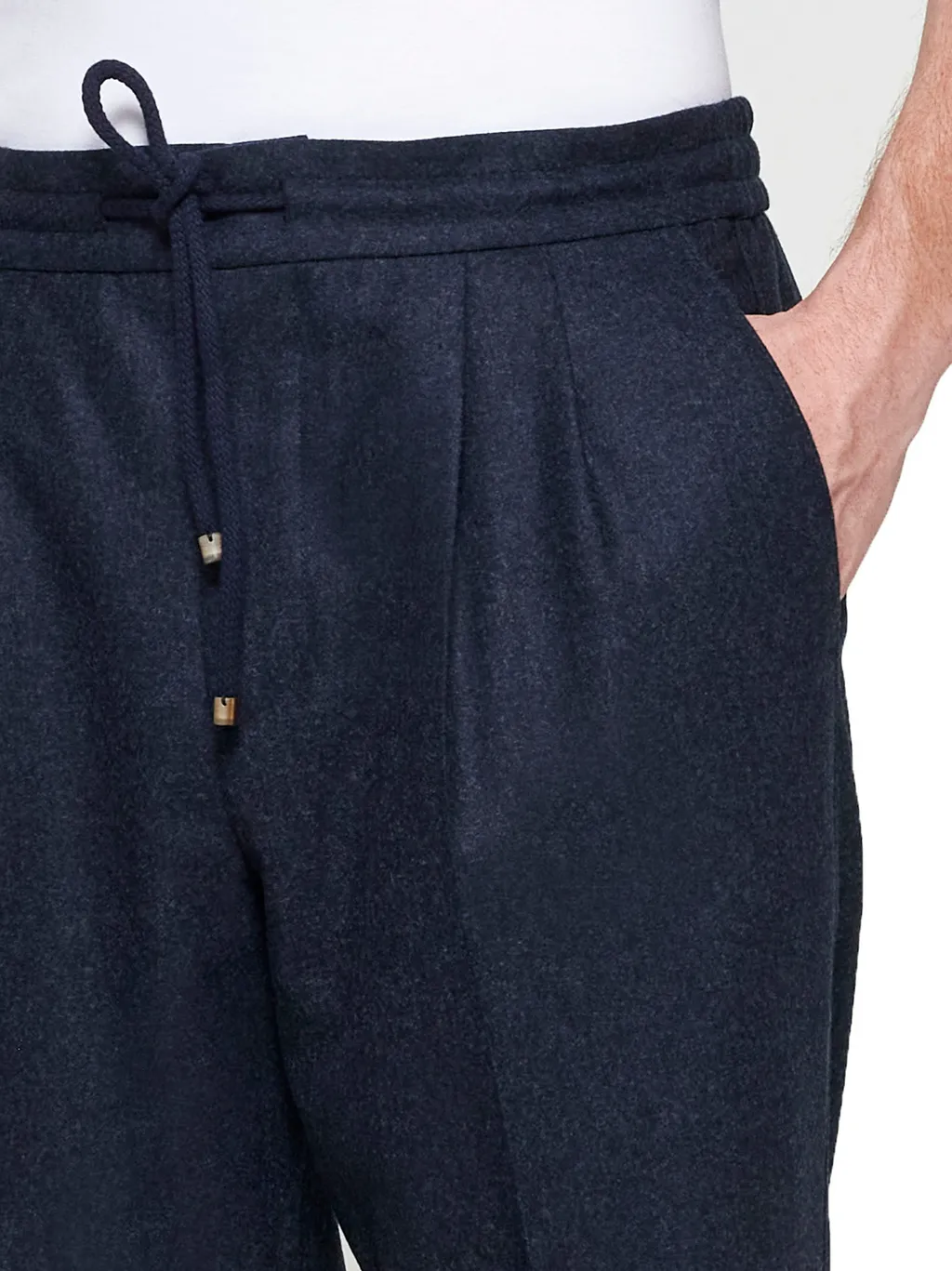 Drawstring Elastic Waist Pants