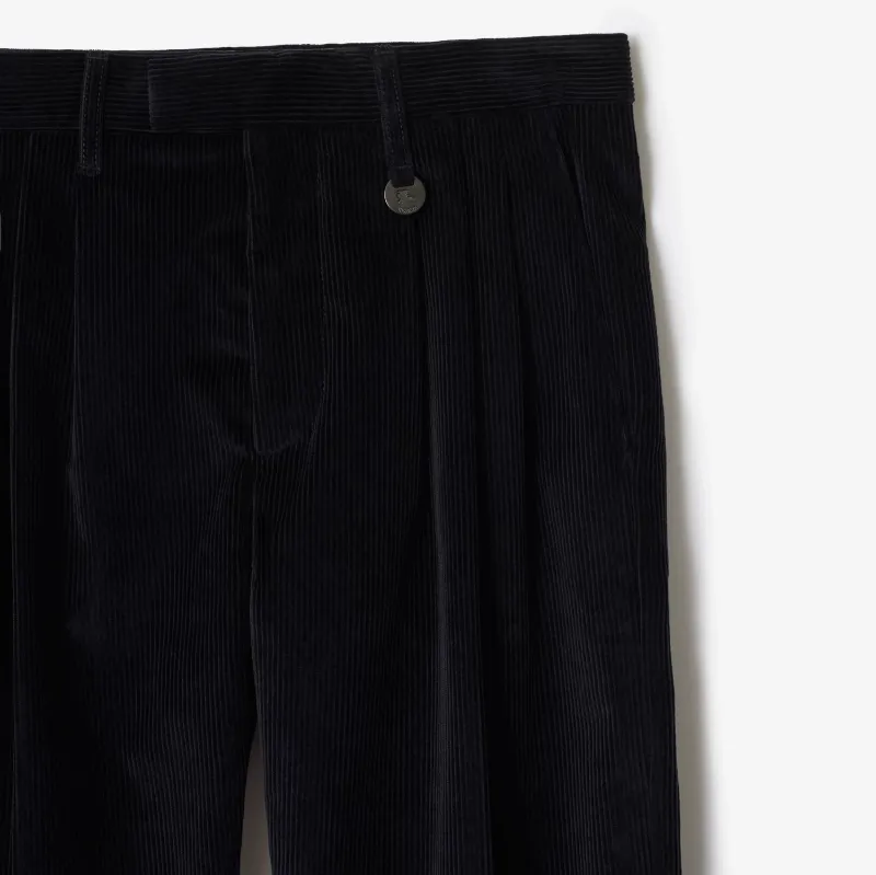 Straight-Leg Corduroy Trousers