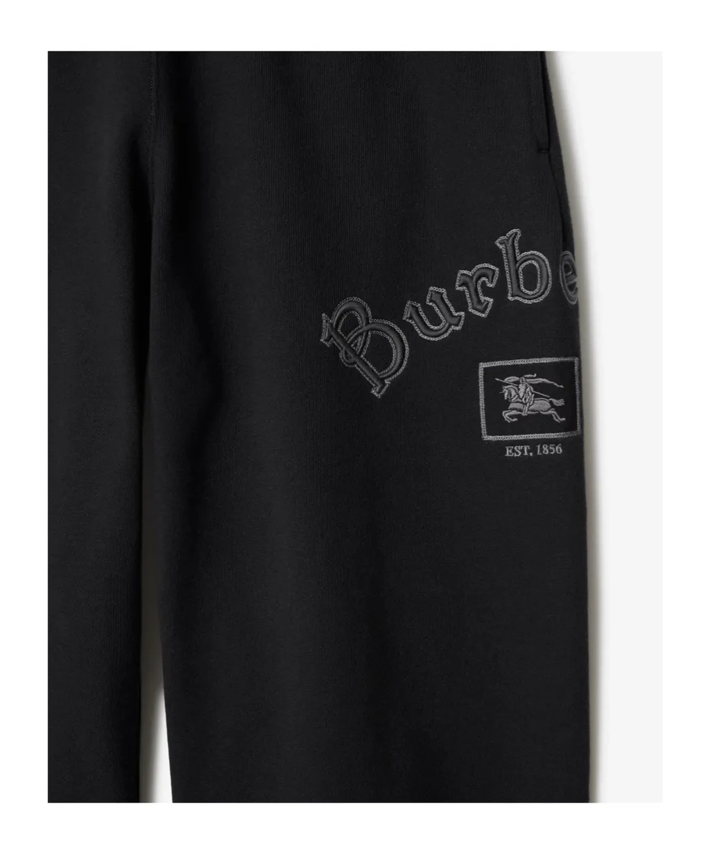 Gothic Logo Cotton Jogging Pants