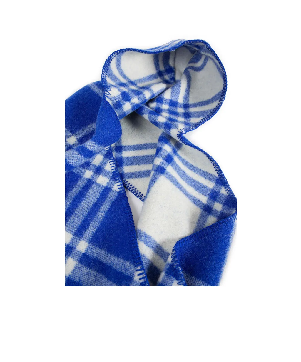 Check Hooded Scarf