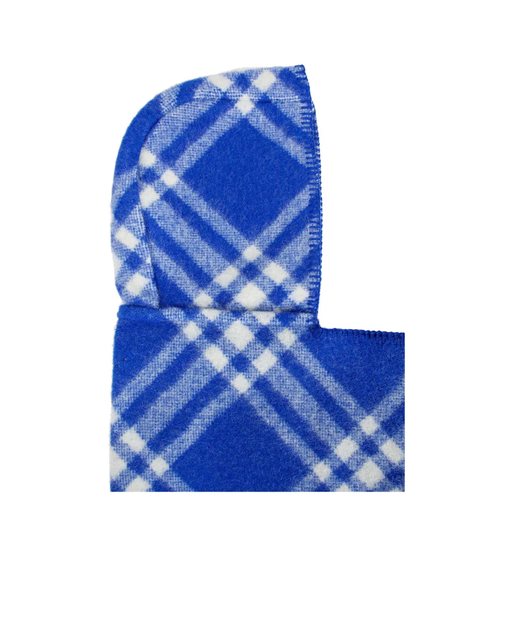 Check Hooded Scarf