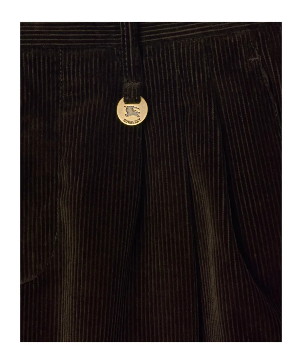 Straight-Leg Corduroy Trousers
