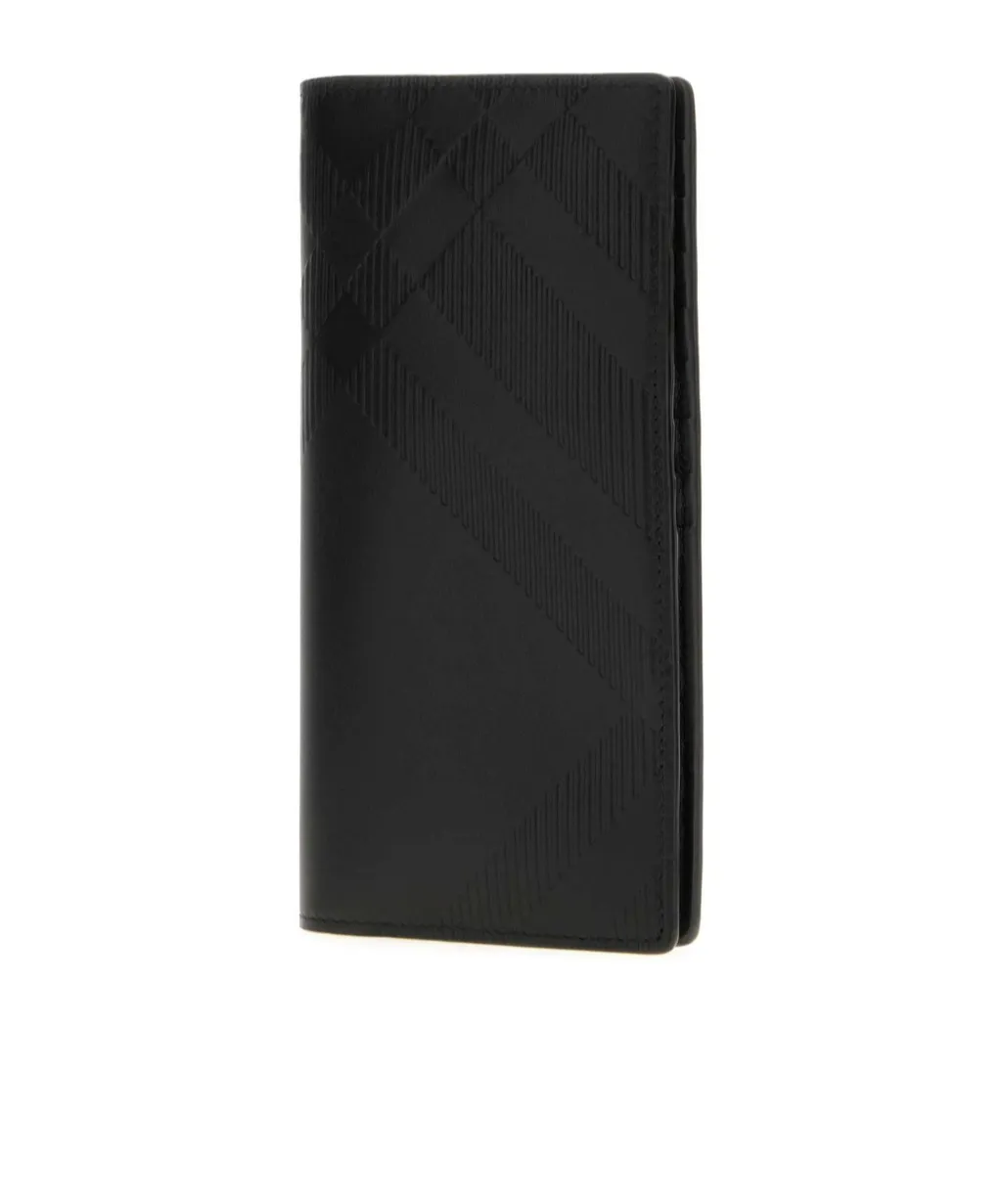 Check Pattern Bi-Fold Wallet