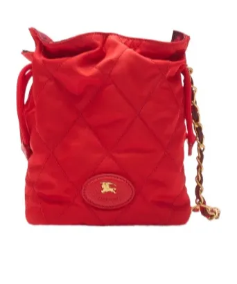 Horseshoe Quilted Mini Bucket Bag
