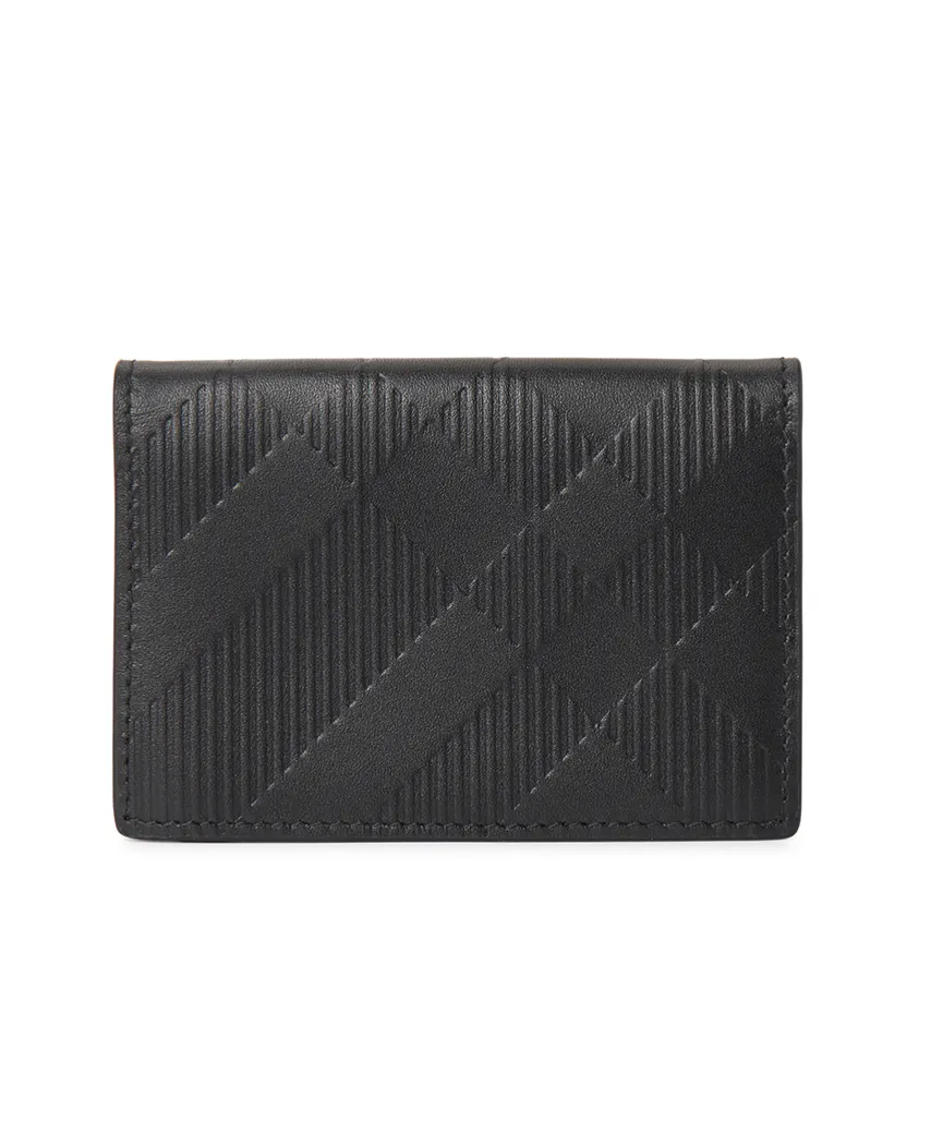Check Pattern Bi-Fold Wallet