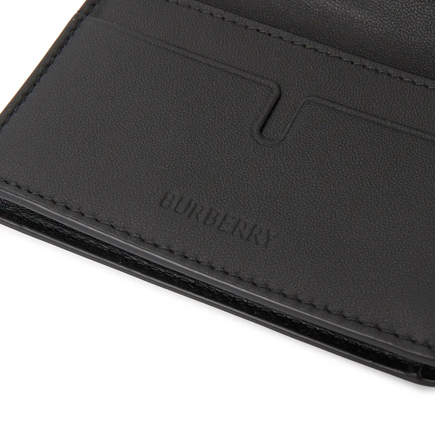 Check Pattern Bi-Fold Wallet