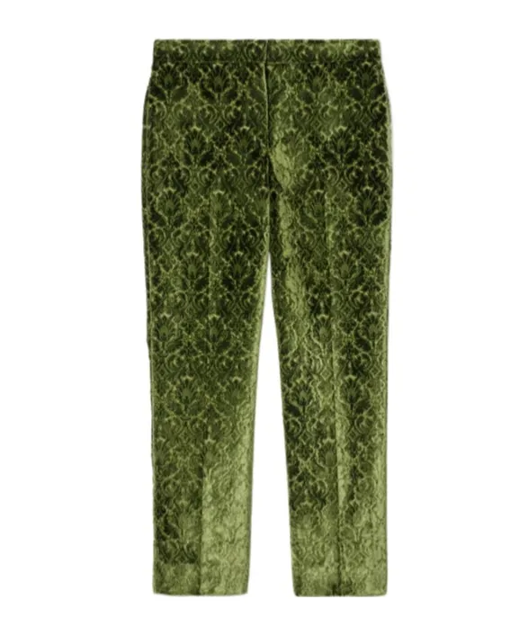 Baroque Velvet Tailored Trousers