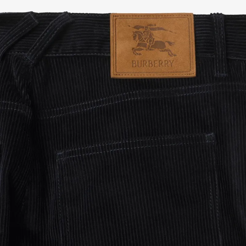 Straight-Leg Corduroy Trousers