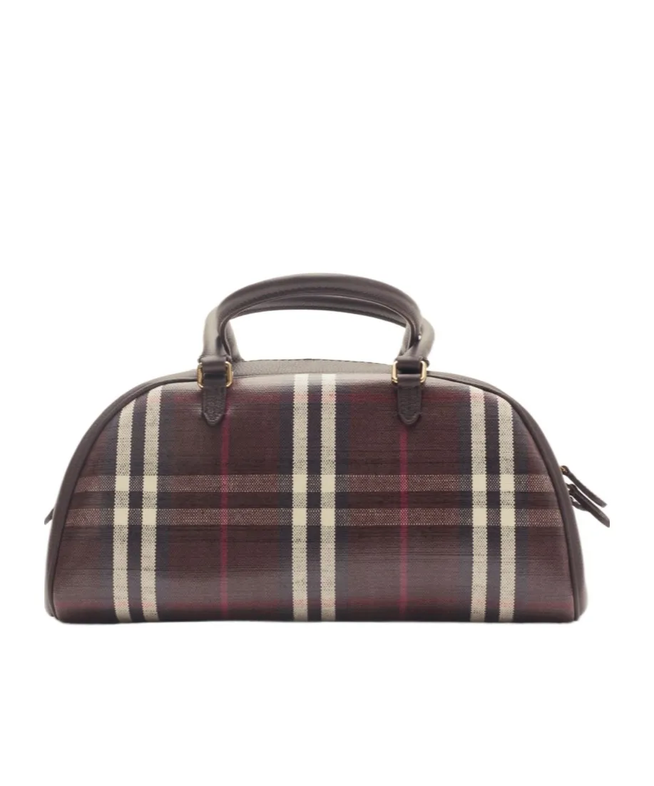 Highlands Checked Medium Bowling Tote Bag