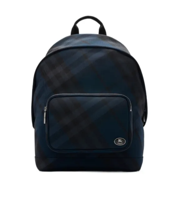 Grid Checked Zip-Around Backpack