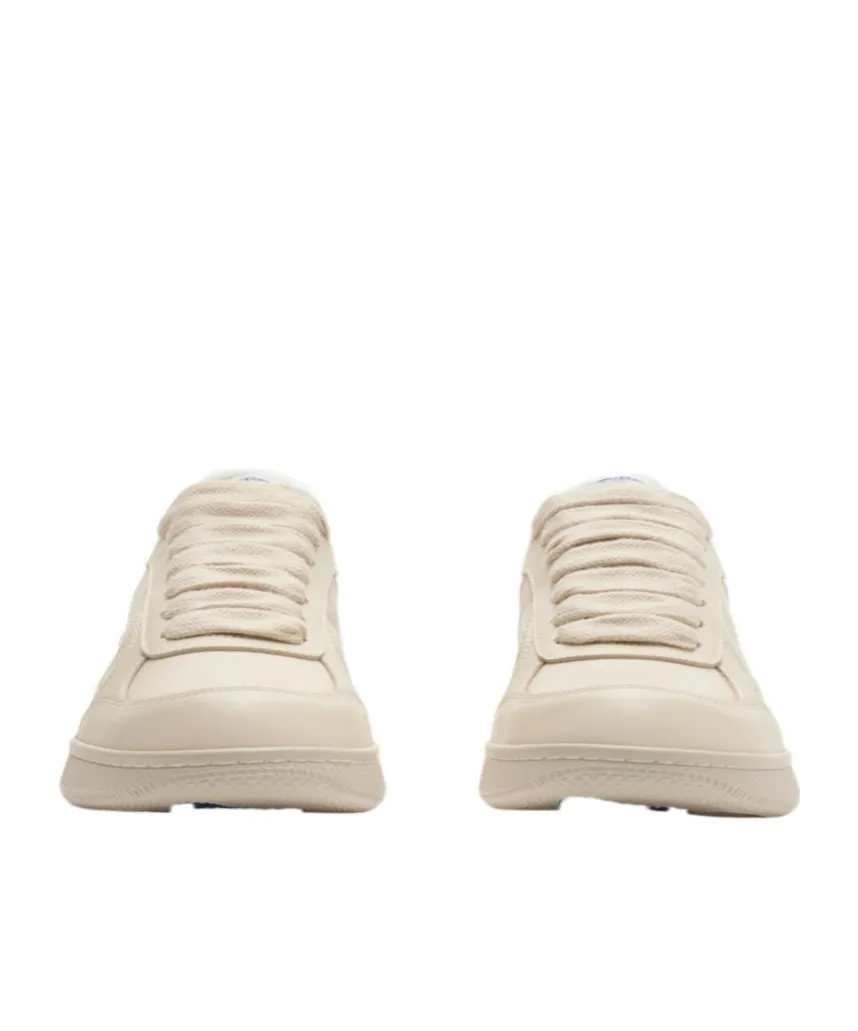 Checked Lace-Up Sneakers