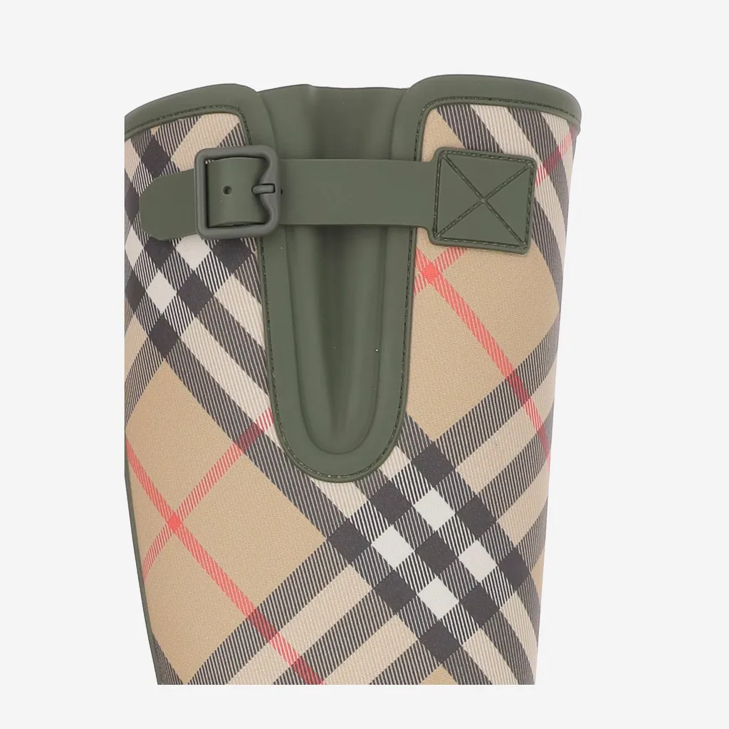 Marsh Heeled Checked Wellington Boots