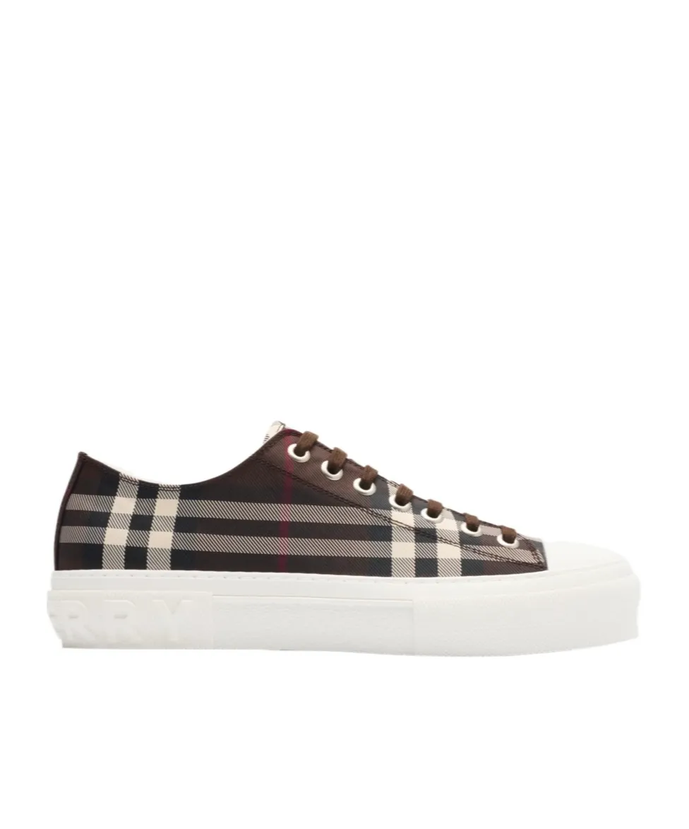 Checked Low-Top Sneakers