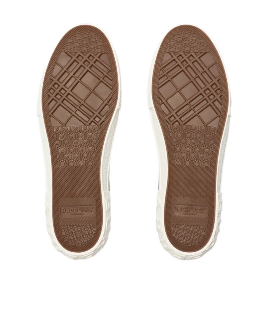 Checked Low-Top Sneakers