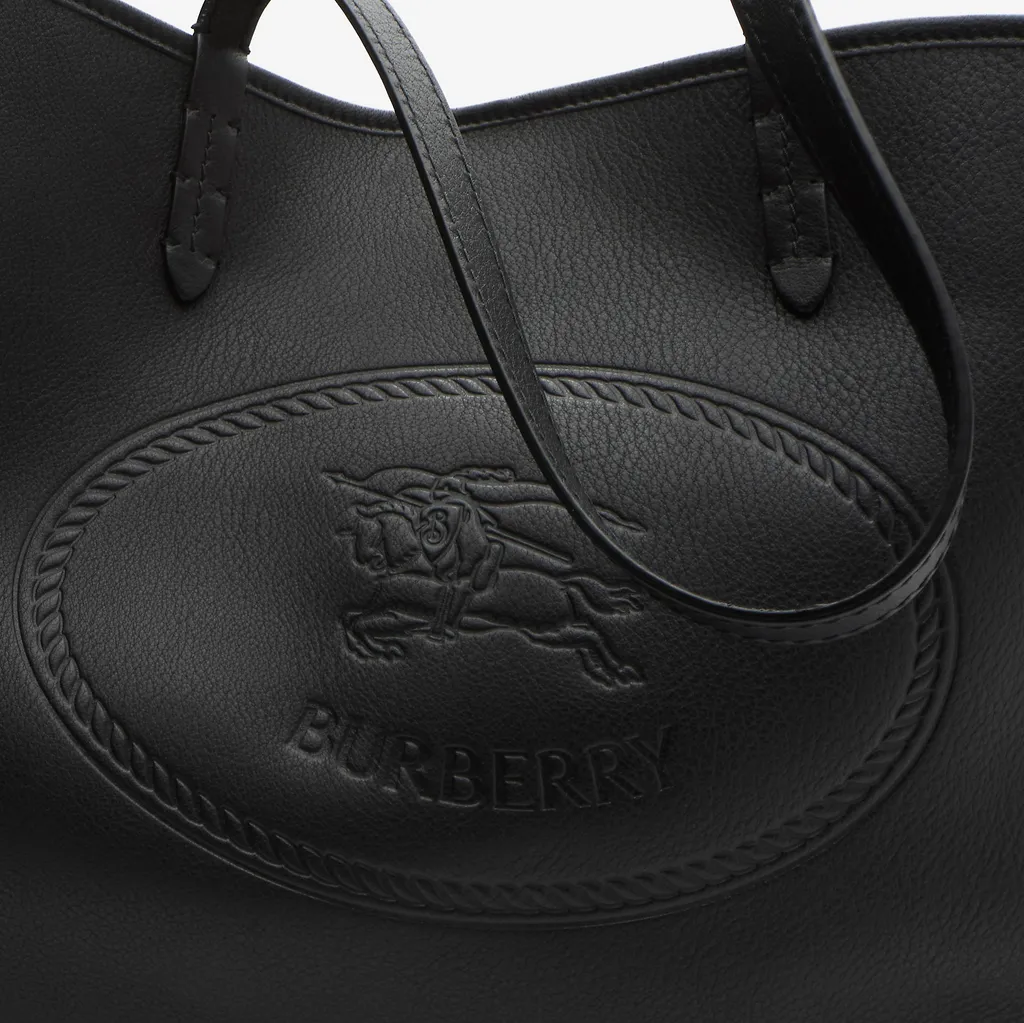 Logo Embossed Tote Bag