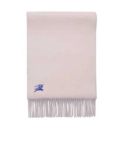 Logo Detailed Fringed Edge Scarf