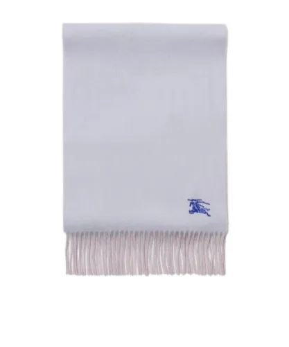 Logo Detailed Fringed Edge Scarf