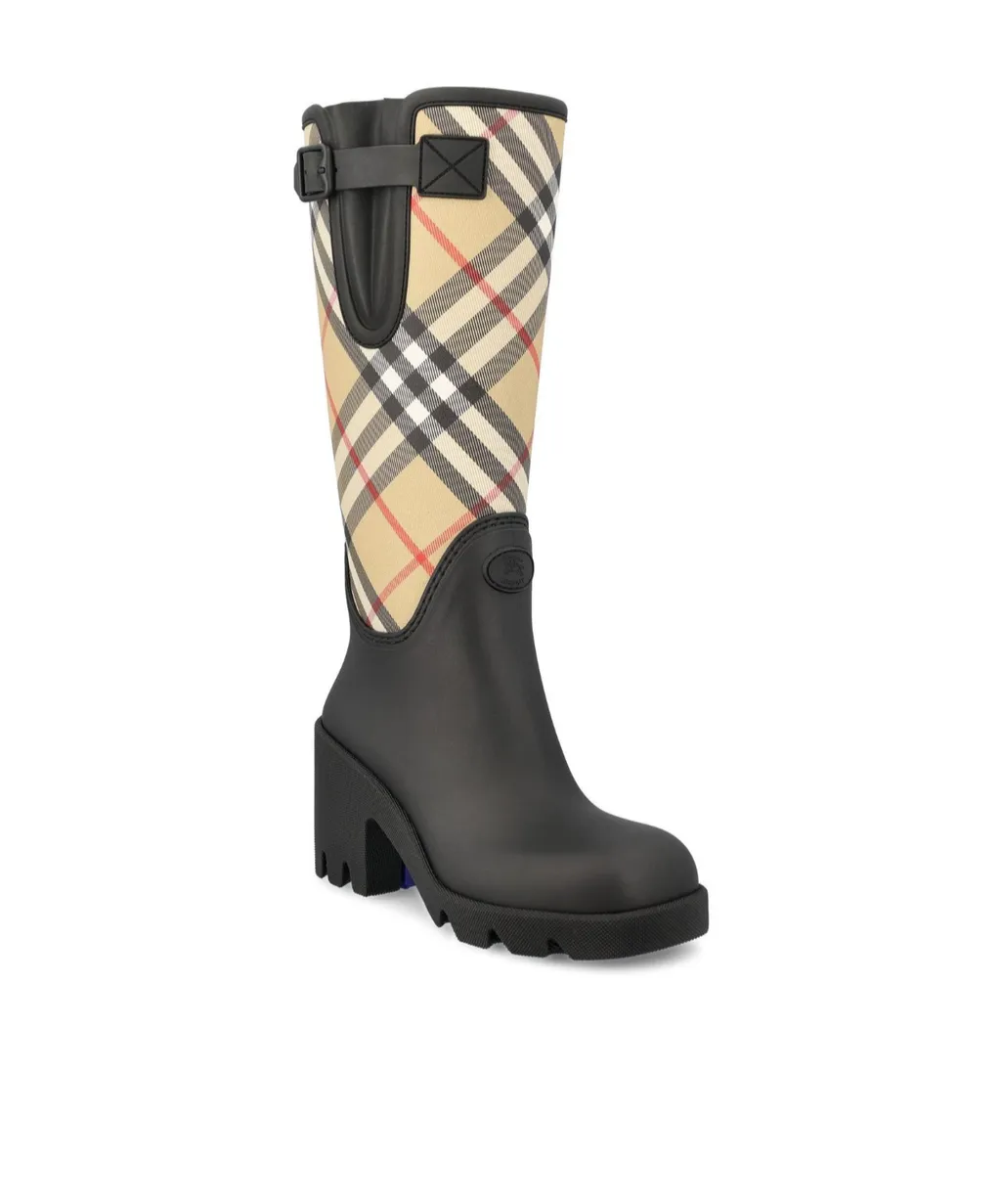 60Mm Check-Pattern Boots