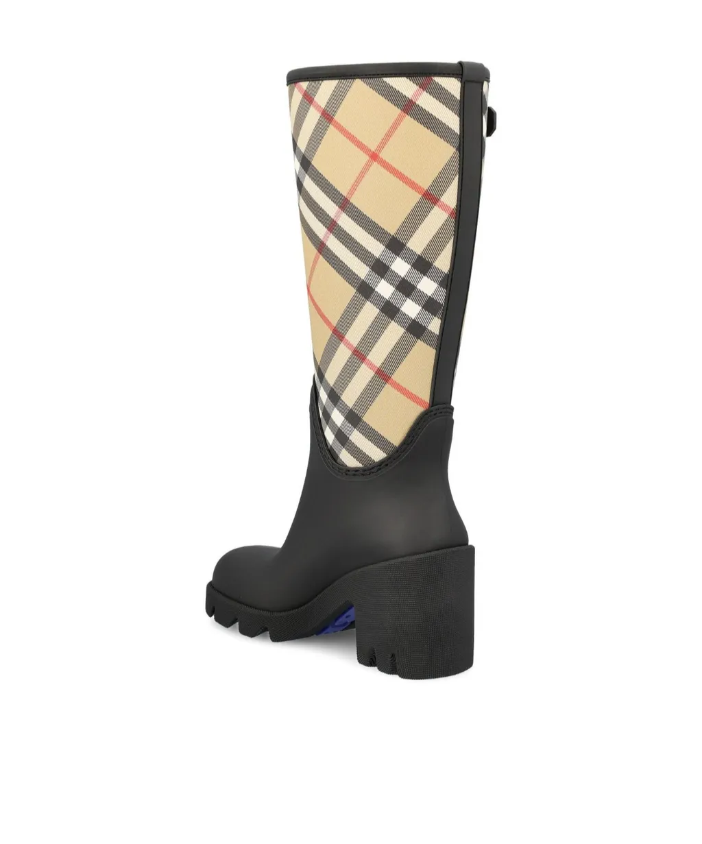 60Mm Check-Pattern Boots
