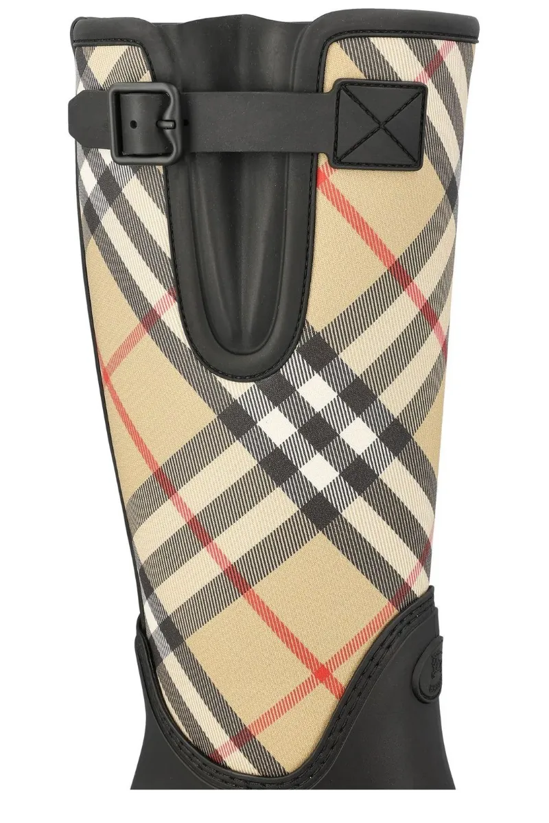 60Mm Check-Pattern Boots