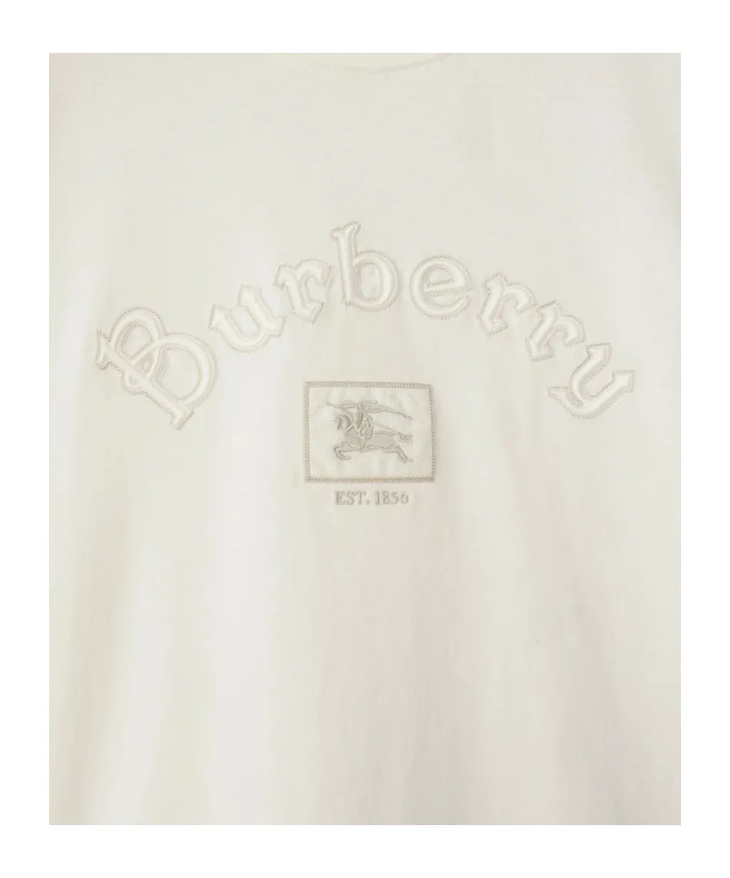 Gothic Logo Cotton T-Shirt