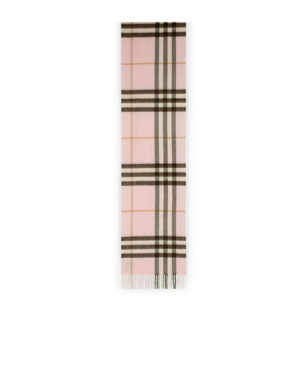 Check Cashmere Scarf